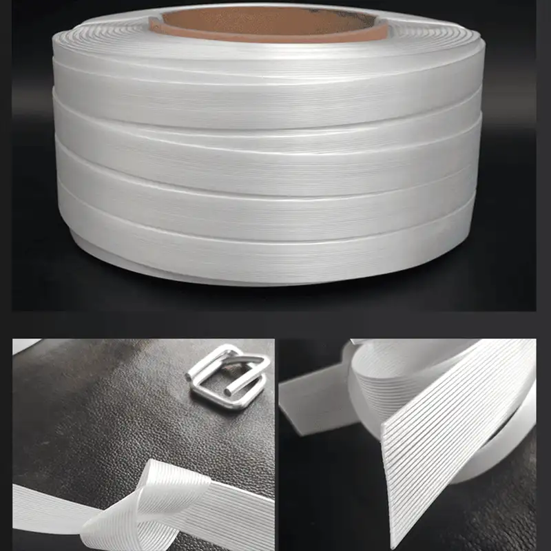 【源头厂家直供】复合纤维打包带 13–32mm 高强度聚酯纤维捆扎带 - 图片 4