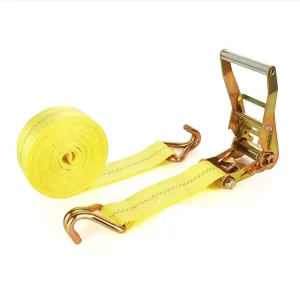 2英寸50mm重型棘轮拉紧带 双J钩货物固定带 高强度聚酯捆绑器