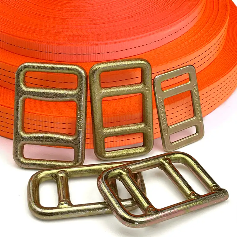 锻造目字打包扣 | 高强度镀锌钢制防滑扣 | 35/40/50mm 重型捆绑扣件 - 图片 4