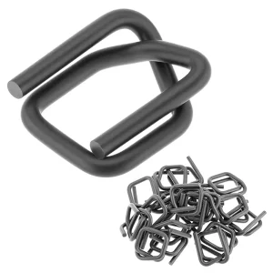 磷化钢丝打包扣 | 高强度涤纶编织带专用扣 | 13–50mm规格全