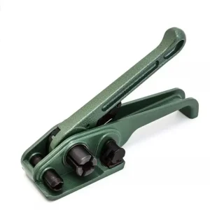 便携式PP/PET打包带拉紧器打包机（带切刀）P-330 | 适用13–25mm手动收紧工具 | 轻量经济型 | 绿色款 | 可配封扣钳