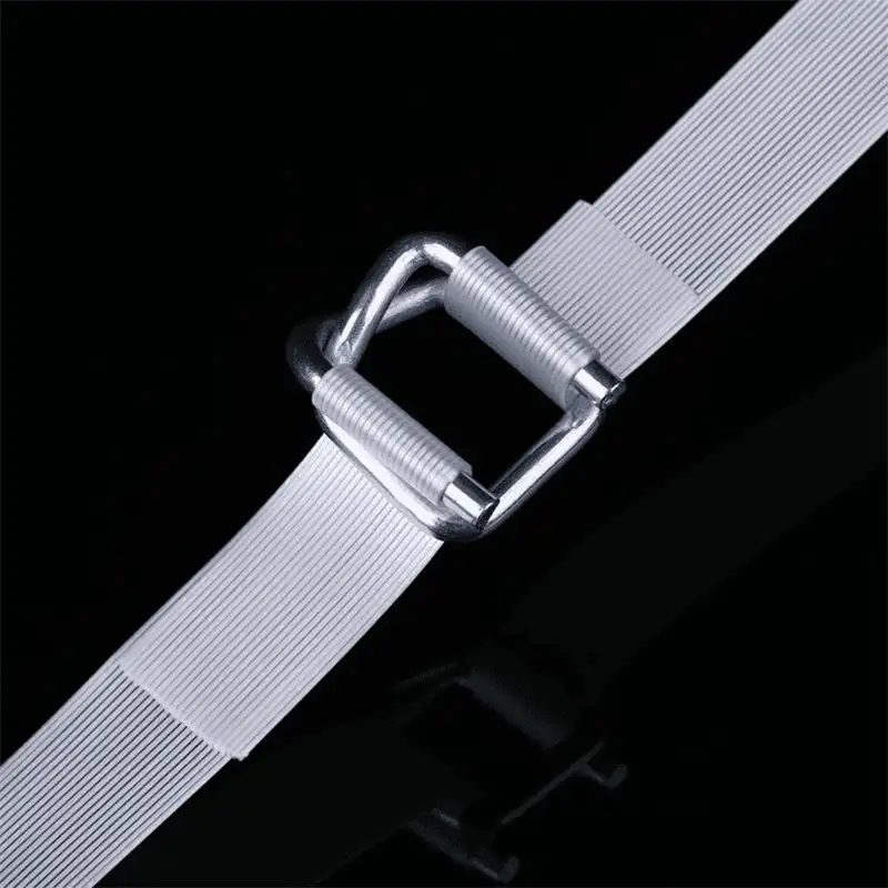 白色聚酯复合绳带(16mm-32mm)— 高拉力高强度重型捆绑带厂家直供 - 图片 3