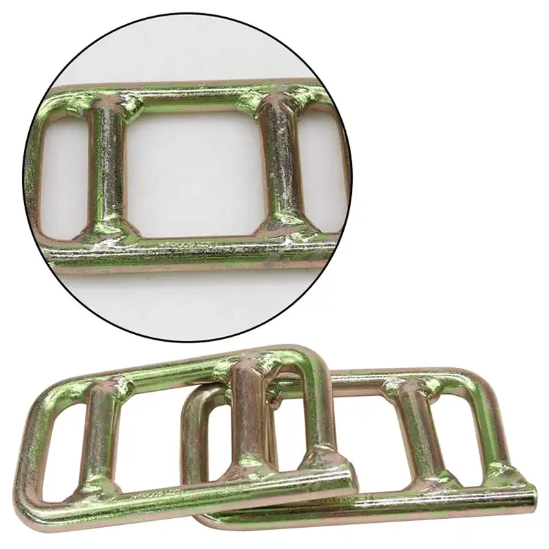 焊接目字打包扣 | 防锈耐用镀锌扣件 | 35/40/50mm 涤纶捆绑带配套金属扣 - 图片 4