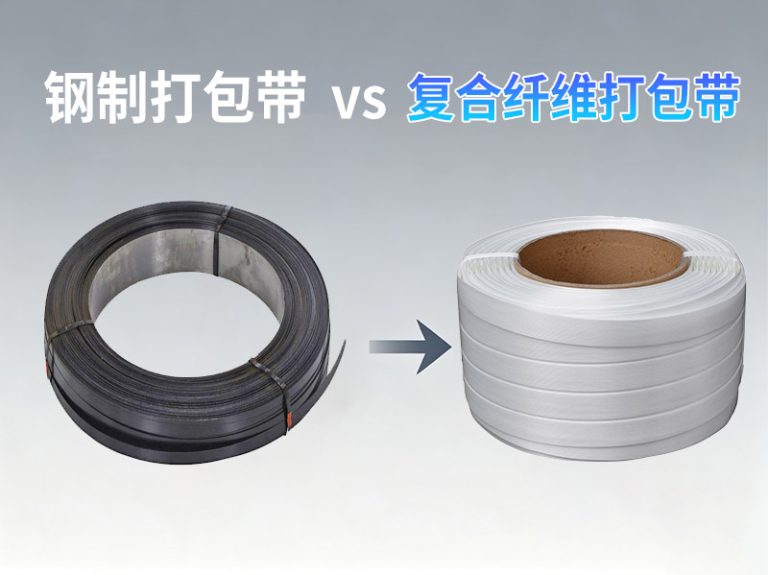 聚酯纤维复合打包带能否取代钢带？——PET打包带与钢带的对比分析