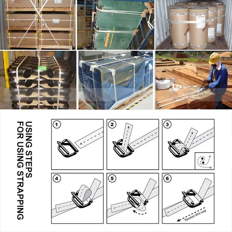 高强度聚酯复合打包带|中国专业货物加固捆扎带制造厂家 - 图片 4